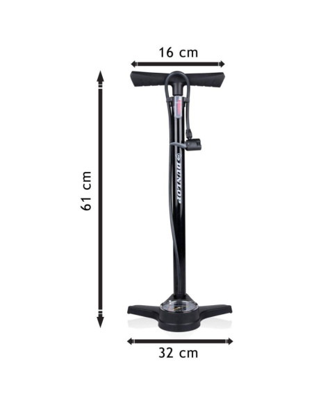 Pompka warsztatowo - rowerowa dunlop 174psi z manometrem