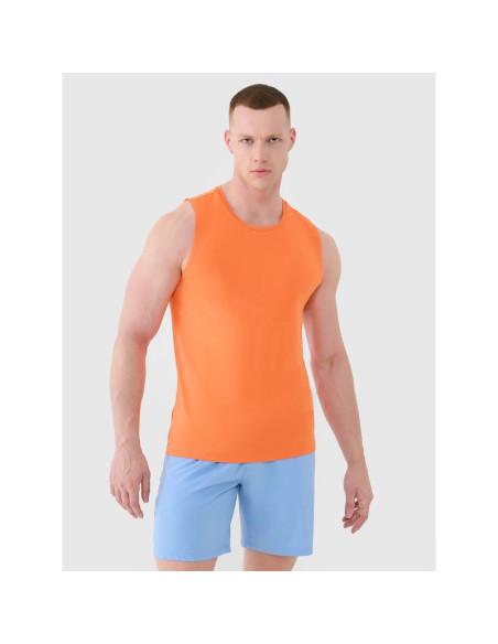Tank top męski treningowy szybkoschnący 4f 4fwss25tfslm460-70s