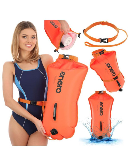 Dmuchana bojka asekuracyjna sucha kieszeń 2w1 enero 72x36cm