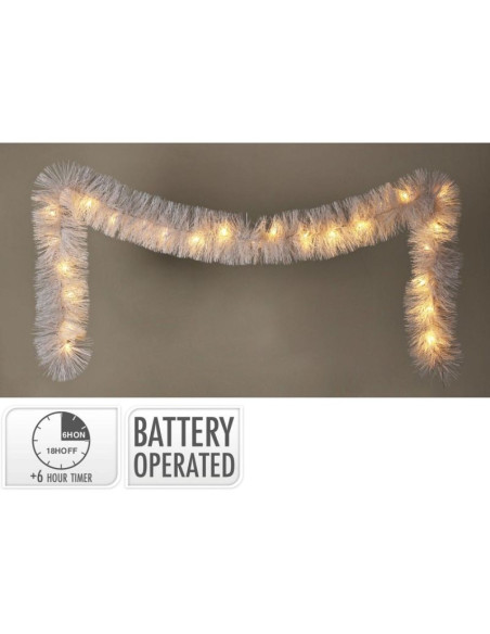 Girlanda dekoracyjna 270cm 26led biała
