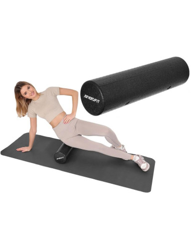 Wałek roller fitness joga epp czarny 15x90cm enero fit