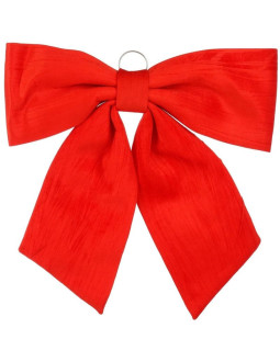 Kokarda dekoracyjna czerwona 67x72x9cm mica