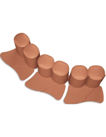 Palisada ogrodowa obrzeże trawnikowe 302cm ipal 6 terakota