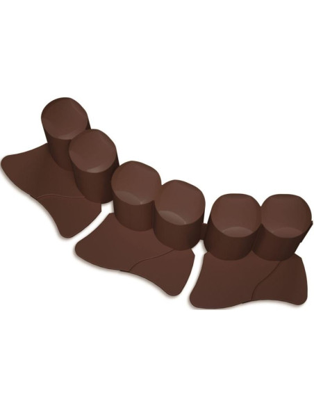 Palisada ogrodowa obrzeże trawnikowe 302cm ipal 6 brąz