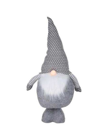 Mikołaj na teleskopowych nogach 30x18x100cm articasa szary