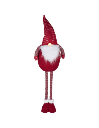 Mikołaj na teleskopowych nogach 30x18x100cm articasa czerwony