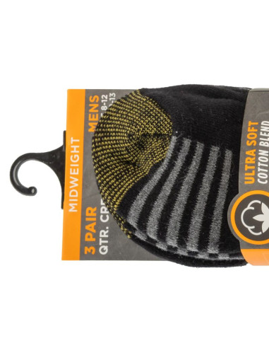 Skechers 3pk terry train work socks s102684-blk czarne 41-46