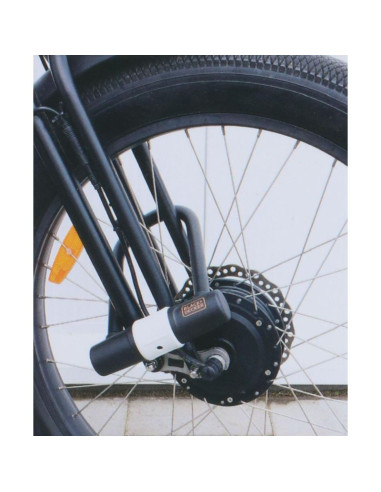 Zapięcięcie rowerowe u-lock 140x250mm black+decker