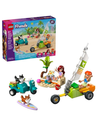 Lego friends 42641 przygoda z surfującymi psami i skuterem