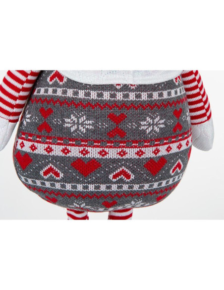 Skrzat gnom na teleskopowych nogach biały 80-115cm