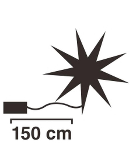 Płatek śniegu dekoracyjny wiszący 50led srebrny