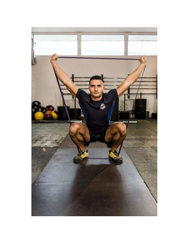 Power band  13 - wzmocniona guma treningowa dbx bushido czerwona 7-16 kg