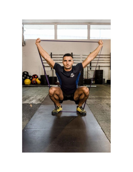 Power band  13 - wzmocniona guma treningowa dbx bushido czerwona 7-16 kg