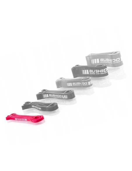 Power band  13 - wzmocniona guma treningowa dbx bushido czerwona 7-16 kg