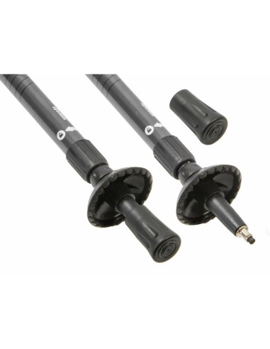 Kijki trekingowe classic srebrne