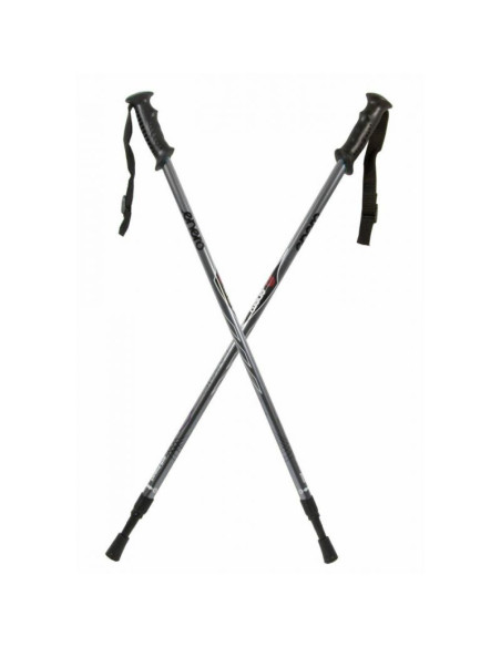 Kijki trekingowe classic srebrne