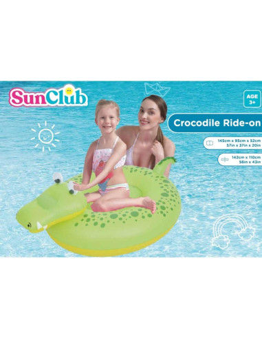 Dmuchany krokodyl 145x95x52cm 35446