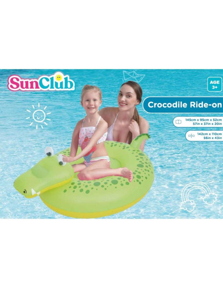 Dmuchany krokodyl 145x95x52cm 35446