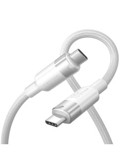 Kabel usb-c do usb-c vention usb 3.2 5a 10gbps 1m biały 2