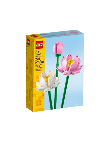 Lego flowers 40647 kwiaty lotosu