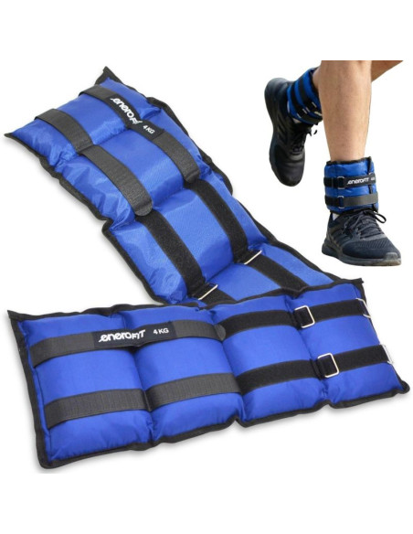 Obciążenie na przeguby niebieskie 8kg (2x4kg) enero fit