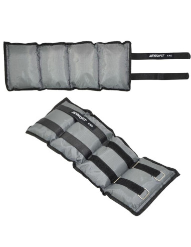 Obciążenie na przeguby szare 8kg (2x4kg) enero fit