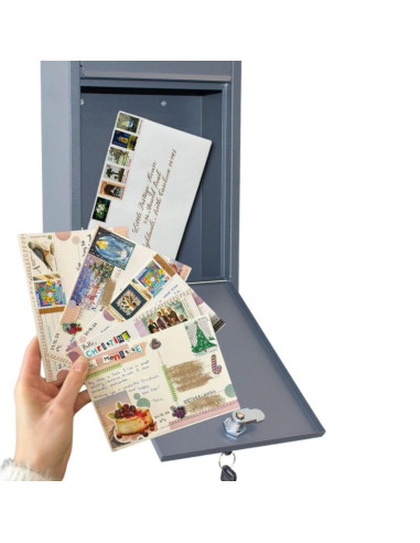 Skrzynka na listy 21.5x9x31cm 1067537 saska garden