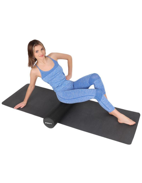 Wałek roller fitness joga eva 15x60cm z wypustkami enero fit