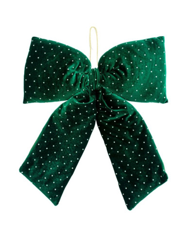 Kokarda dekoracyjna zielona 39x50cm mica