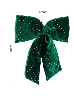 Kokarda dekoracyjna zielona 39x50cm mica 2