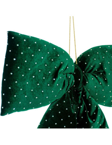 Kokarda dekoracyjna zielona 39x50cm mica
