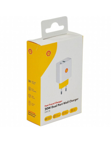 Ładowarka kostka adapter usb a i c 20w shell