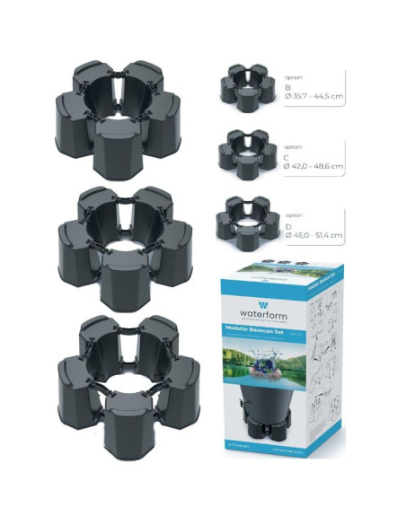 Podstawa do zbiornika na wodę deszczówkę modular 5 basecan antracyt