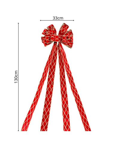 Kokarda na choinkę 33x130cm