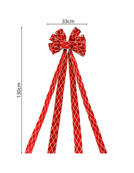 Kokarda na choinkę 33x130cm