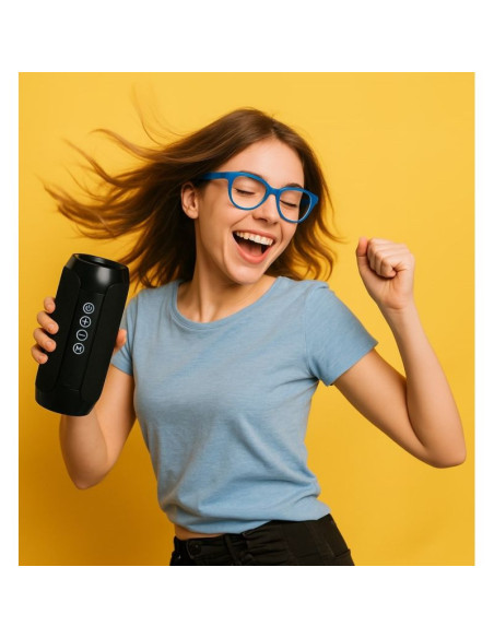 Squeak głośnik jet bluetooth 5.3, 14w, radio fm, microsd, aux, usb, usb-c sq1008