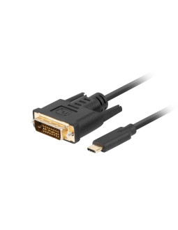 Lanberg kabel usb-c(m)- dvi-d(24+1)(m) 1.8m czarny ca-cmdv-10cu-0018-bk