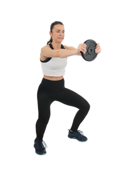 Obciążenie żeliwne czarne 5 kg enero fit fi26,5