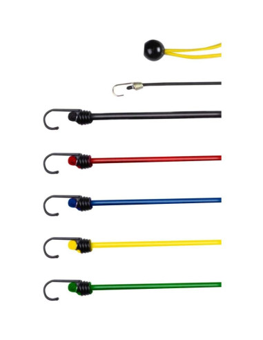 Taśmy gumy do mocowania bagażu haki 18szt dunlop