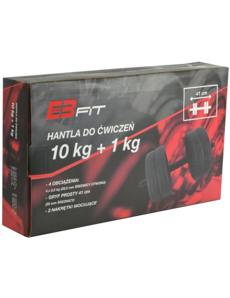 Hantel ebfit kompozytowy regulowany 10 kg
