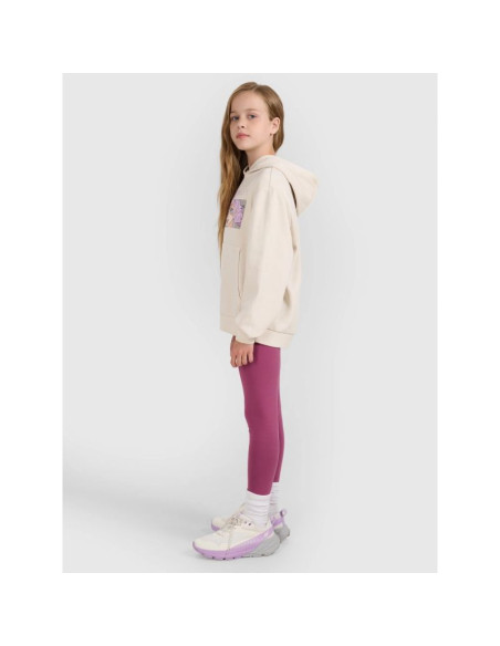 Legginsy dzianinowe dziewczęce 4f 4fjraw25ttigf291-50s