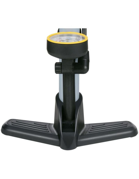 Pompka warsztatowo rowerowa dunlop 230psi (16bar) z manometrem szara