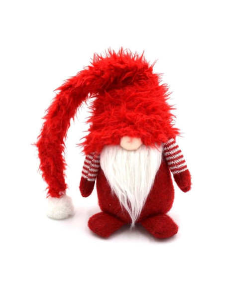 Skrzat gnom z futrzaną czapą 86cm