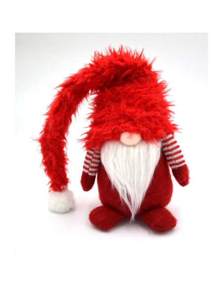 Skrzat gnom z futrzaną czapą 86cm