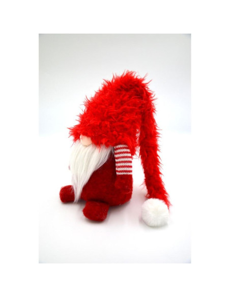 Skrzat gnom z futrzaną czapą 86cm