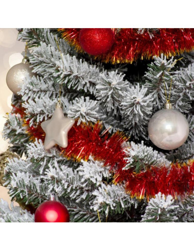 Bombka dekoracyjna plastikowa bezpieczna 40szt cream mica