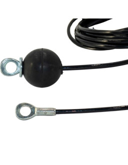 Linka do atlasu 358cm oczko oczko stalowe odbojnik gumowy 2