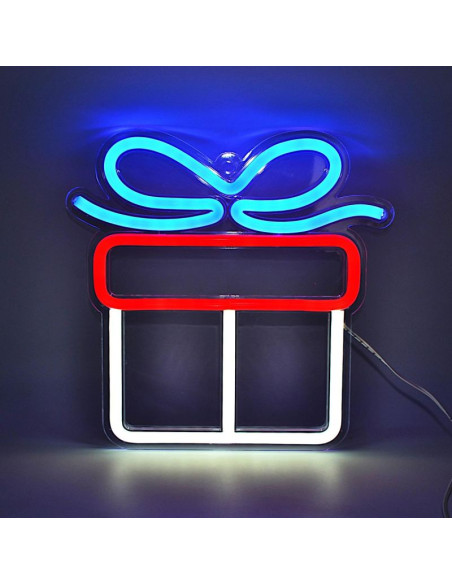 Figurka neonowa lampka prezent