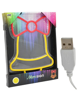 Figurka neonowa lampka dzwonek