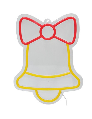 Figurka neonowa lampka dzwonek